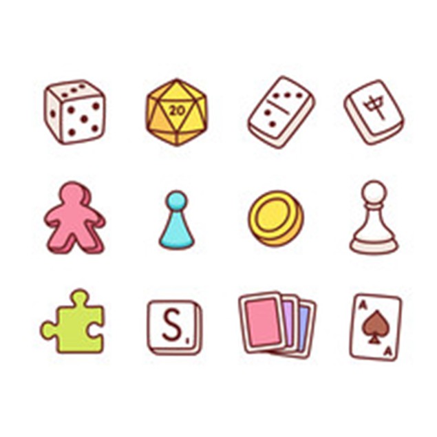 12 pictogrammes de jeux